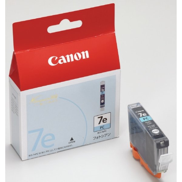画像1: キヤノン BCI-7e PC フォトシアン 純正インク (1)