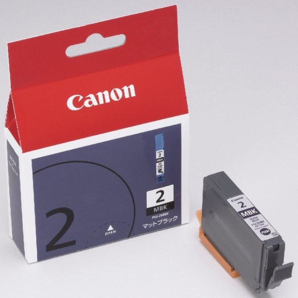 画像1: キヤノン 純正インク PGI-2 MBK マットブラック 1023B001 単品 | キャノン Cannon Canon インク 純正 プリンター (1)