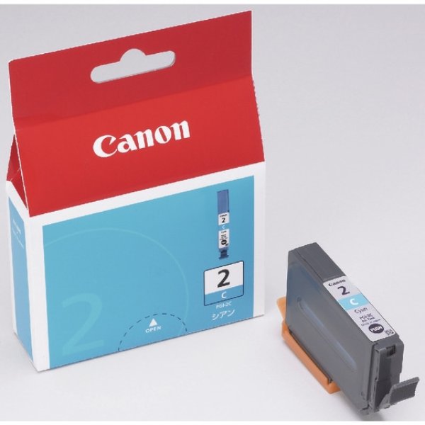 画像1: キヤノン 純正インク PGI-2 C シアン 1025B001 単品 | キャノン Cannon Canon インク 純正 プリンター (1)