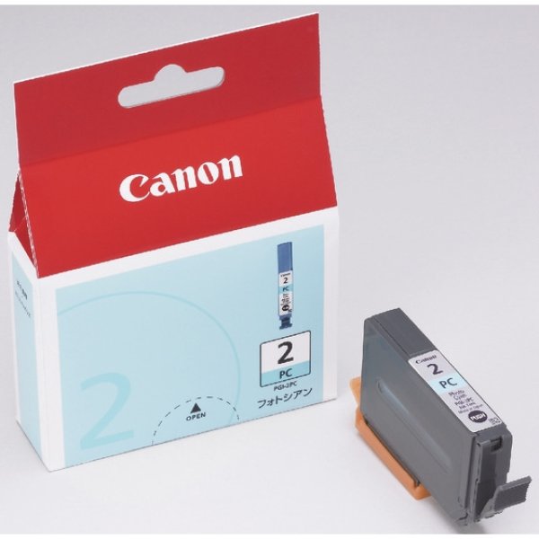 画像1: キヤノン 純正インク PGI-2 PC フォトシアン 1028B001 単品 | キャノン Cannon Canon インク 純正 プリンター (1)