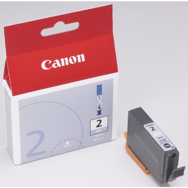 画像1: キヤノン 純正インク PGI-2 GY グレー 1032B001 単品 | キャノン Cannon Canon インク 純正 プリンター (1)