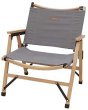 画像1: X-cabin フォールディングチェア Folding Chair グレー アウトドア キャンプ おりたたみ コンパクト 収納袋付属 (1)