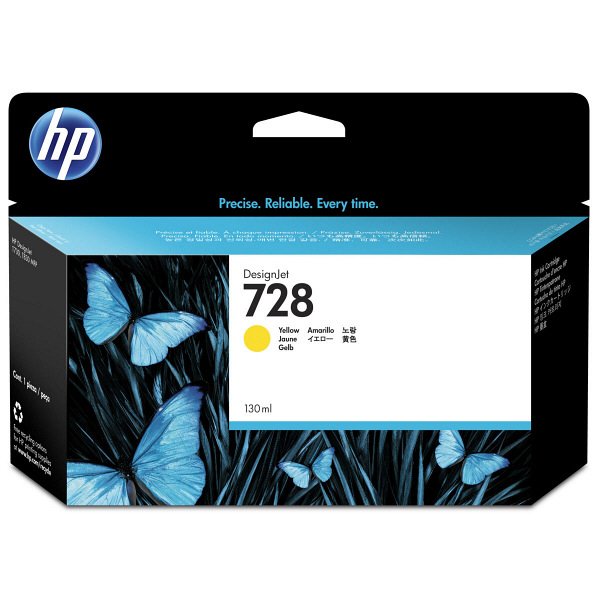 画像1: HP 728 インクカートリッジ 純正 ■イエロー F9J65A (1)