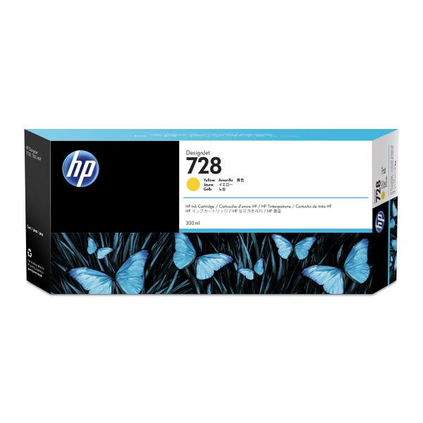 画像1: HP 728 インクカートリッジ 純正 ■イエロー F9K15A (1)