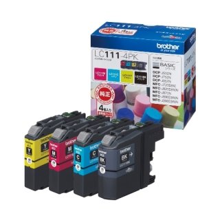ブラザー LC411-4PK 純正インク □4色パック｜純正インク・メーカー