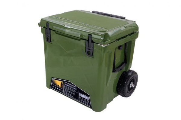 画像1: アイスランドクーラーボックス　ICELAND COOLER BOX / 45QTタイヤ付き アーミーグリーン Army Green / CL-04507 (1)