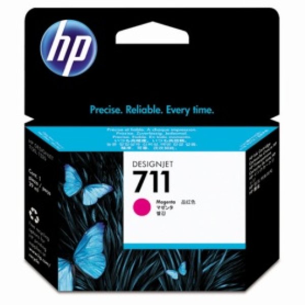 画像1: HP711 インクカートリッジ マゼンタ 29ml 染料系 CZ131A 1個 (1)