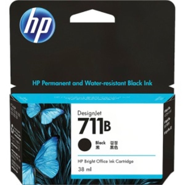 画像1: HP711B インクカートリッジ ブラック 38ml 3WX00A 1個 (1)