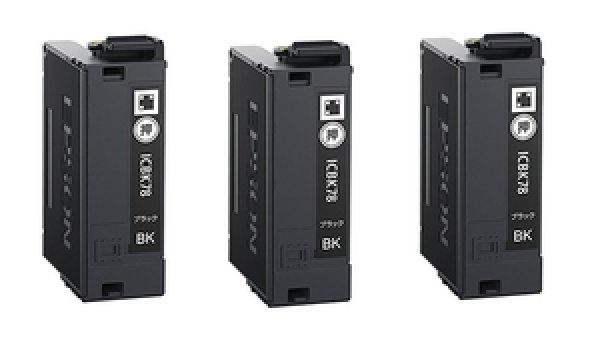 エプソン ICBK78 （大容量） 互換インク ブラック 3個セット｜プリンターの消耗品はトナーマートへ
