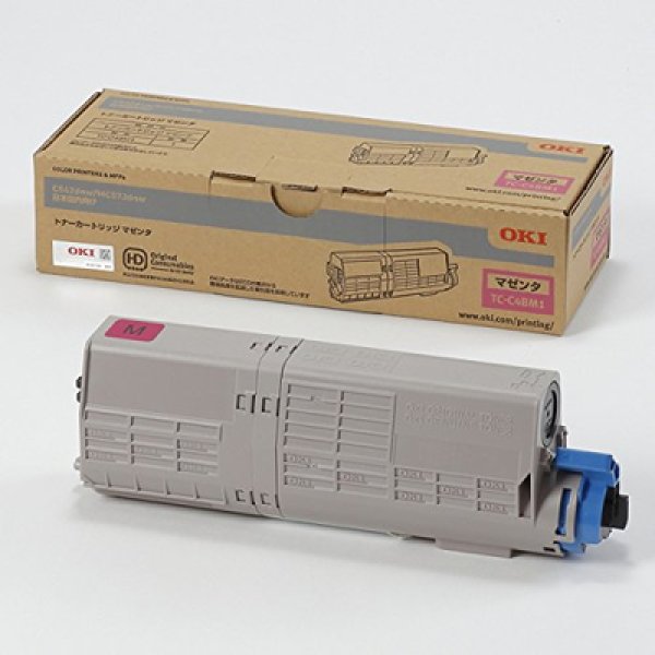 画像1: OKI（沖データ） TC-C4BM1 純正トナー ■マゼンタ (1)