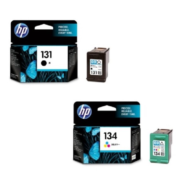 画像1: HP 131・134 純正インクカートリッジ 4色セット (1)