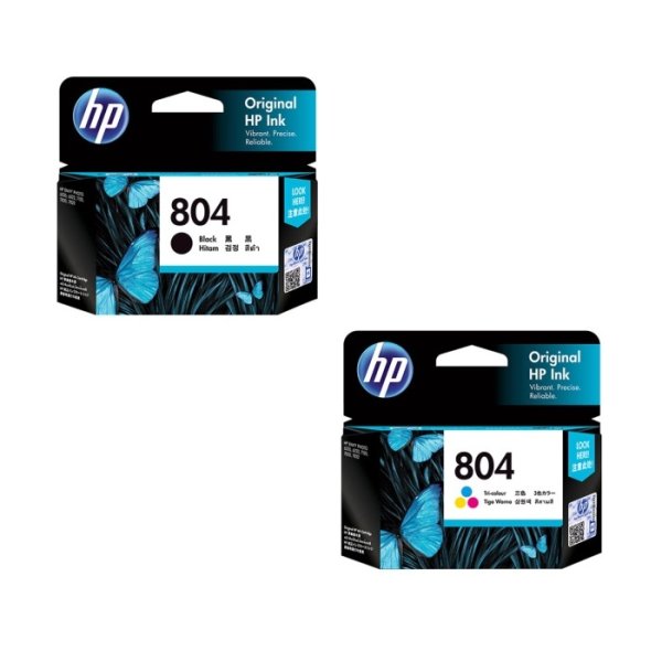 画像1: HP 804 純正インクカートリッジ 4色セット (1)