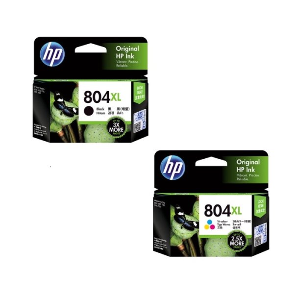 画像1: HP 804XL 純正インクカートリッジ 4色セット (1)