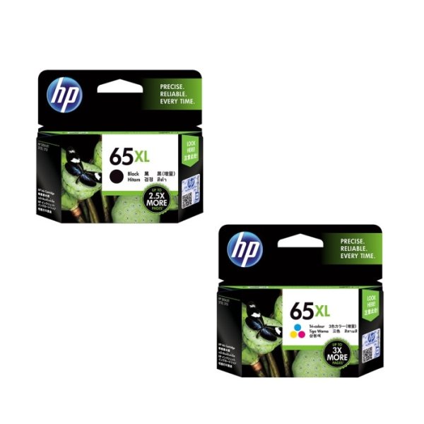画像1: HP 65XL 純正インクカートリッジ 4色セット (1)