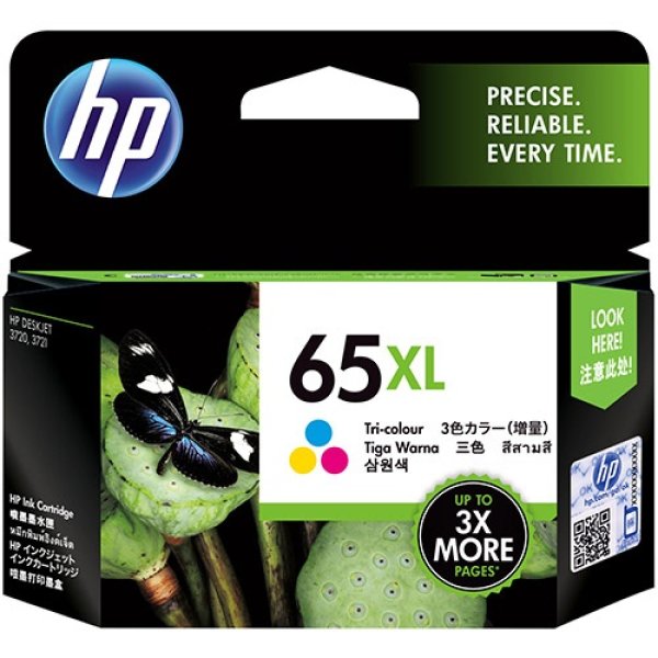 画像1: HP HP65XL(N9K03AA) 純正インク ■3色カラー (1)