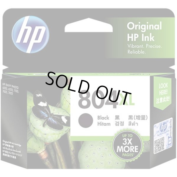 画像1: HP 804XL (T6N12AA) 黒 純正インク ■ブラック (1)