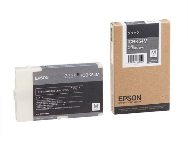 画像1: エプソン 純正インク ICBK54M ブラック Mサイズ 単品 ｜ EPSON (1)
