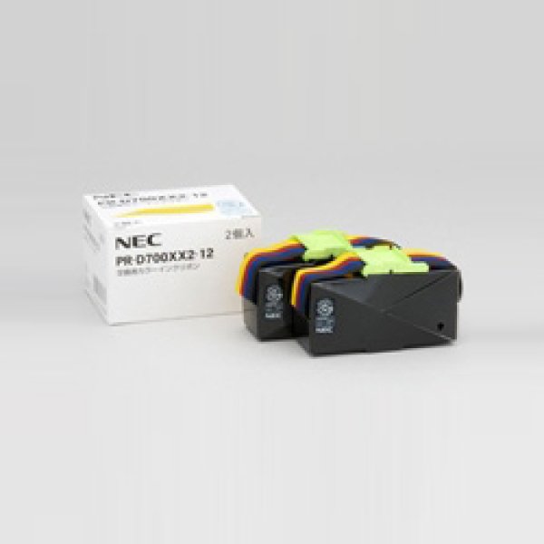 NEC PR-D700XX2-12 交換用カラーインクリボン (PR-D700XX2-11の詰替用 2個入) トナーマート