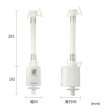 画像2: シャープ 銀イオン給水ホース AS-AG1 + 洗濯槽クリーナー ES-CN 塩素系 1500ml タテ型洗濯乾燥機 全自動洗濯機用セット |  SHARP 純正品 (2)