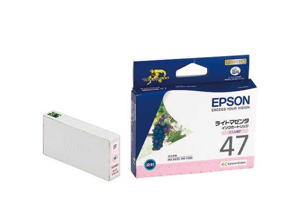 画像1: エプソン 純正インク ICLM47 ライトマゼンタ 単品 ｜ EPSON (1)