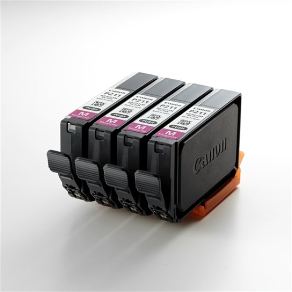 画像1: キヤノン 純正インク BJI-P211 M (4P) マゼンタ 1箱(4本) (1)