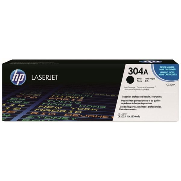 画像1: HP 304A(CC530A) 純正トナー ■ブラック (1)