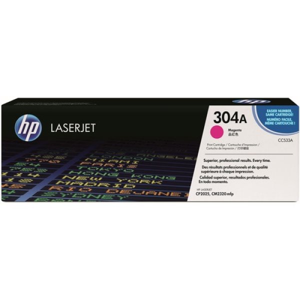画像1: HP 304A(CC533A) 純正トナー ■マゼンタ (1)