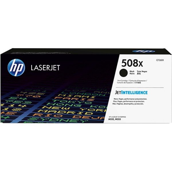 画像1: HP 508X(CF360X) 純正トナー ■ブラック【大容量】 (1)