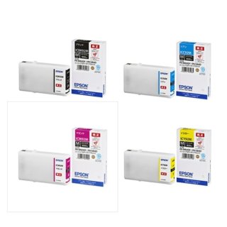 エプソン GJIC8(B,C,M,Y各1) 純正インク 4色セット｜プリンター
