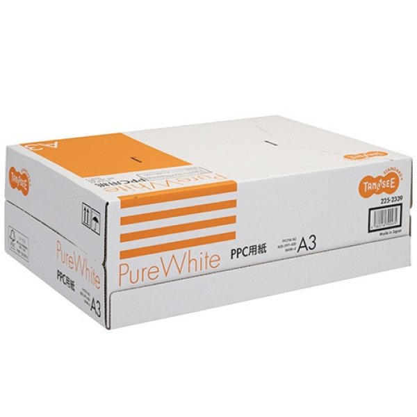 画像1: 個人宅様向け コピー用紙 PPC用紙 Pure White A3 1箱（1500枚：500枚×3冊） (1)