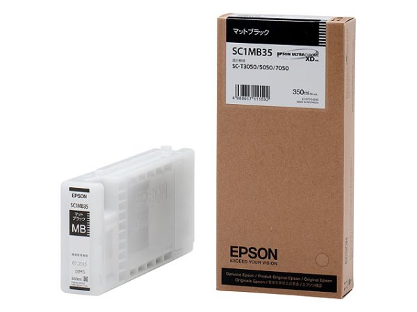 画像1: エプソン 純正インク SC1MB35 マットブラック 350mL 単品 ｜ EPSON (1)
