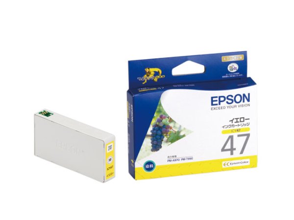 画像1: エプソン 純正インク ICY47 イエロー 単品 ｜ EPSON (1)