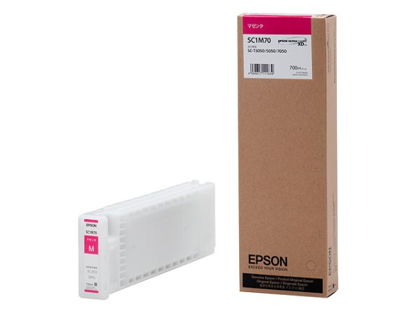 画像1: エプソン 純正インク SC1M70 マゼンタ 700mL 単品 ｜ EPSON (1)