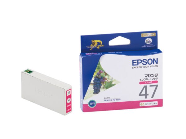 画像1: エプソン 純正インク ICM47 マゼンタ 単品 ｜ EPSON (1)