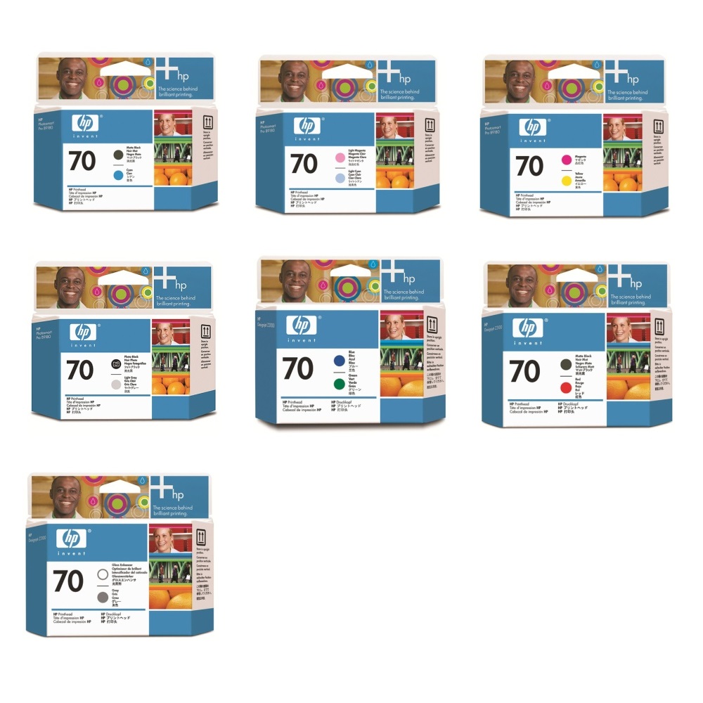 HP 70 純正プリントヘッド8色セット