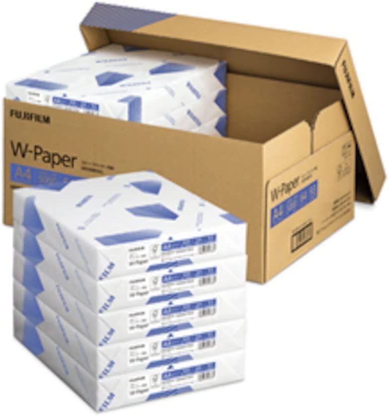 法人様向け【A4】W-Paper A4 フタ式ボックスタイプ 1箱(500枚×10冊) ZGAA1372 (まとめてお得10箱セット)